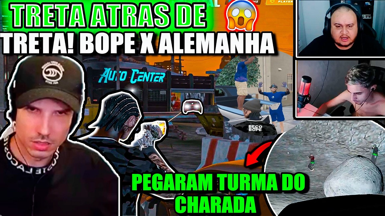 MUITAS TRETA! BOPE ENCARA ALEMANHA NA PISTA MAIOR TROCAÇÃO! FAC DO CHARADA FICO PRESO! BOPE M4T0U!😱🔥