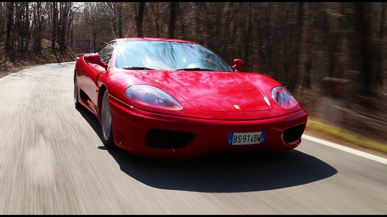 Быстрая езда на ручном Ferrari 360 Modena в гору - Davide Cironi Drive Experience