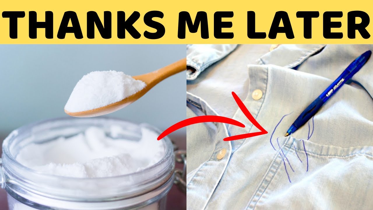 Simple Way to Remove Ballpoint Ink from Clothes & other Fabrics