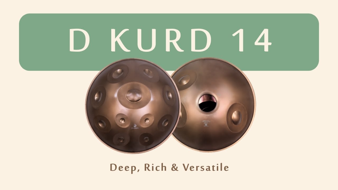D Kurd Handpan &ndash; 14 Notes | Mutant Series by Panersia | Deep, Rich & Versatile