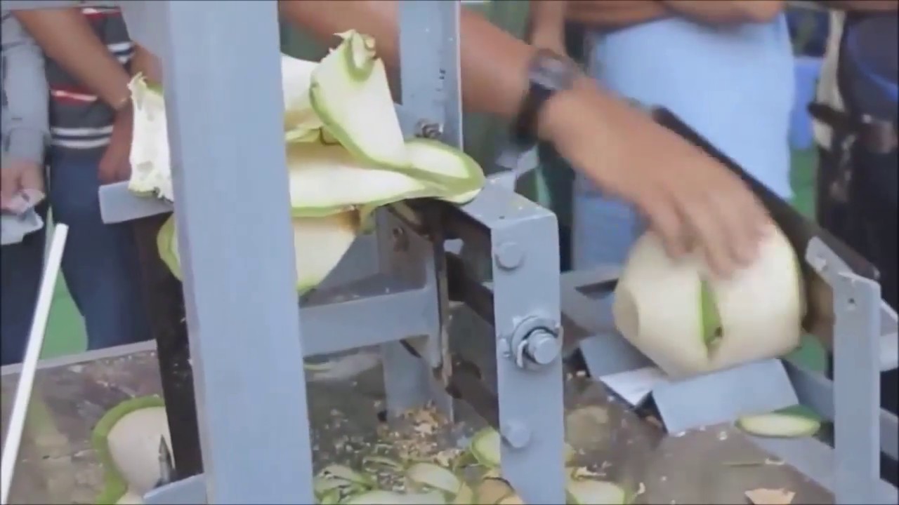 Alat pemotong kelapa muda SECARA CEPAT
