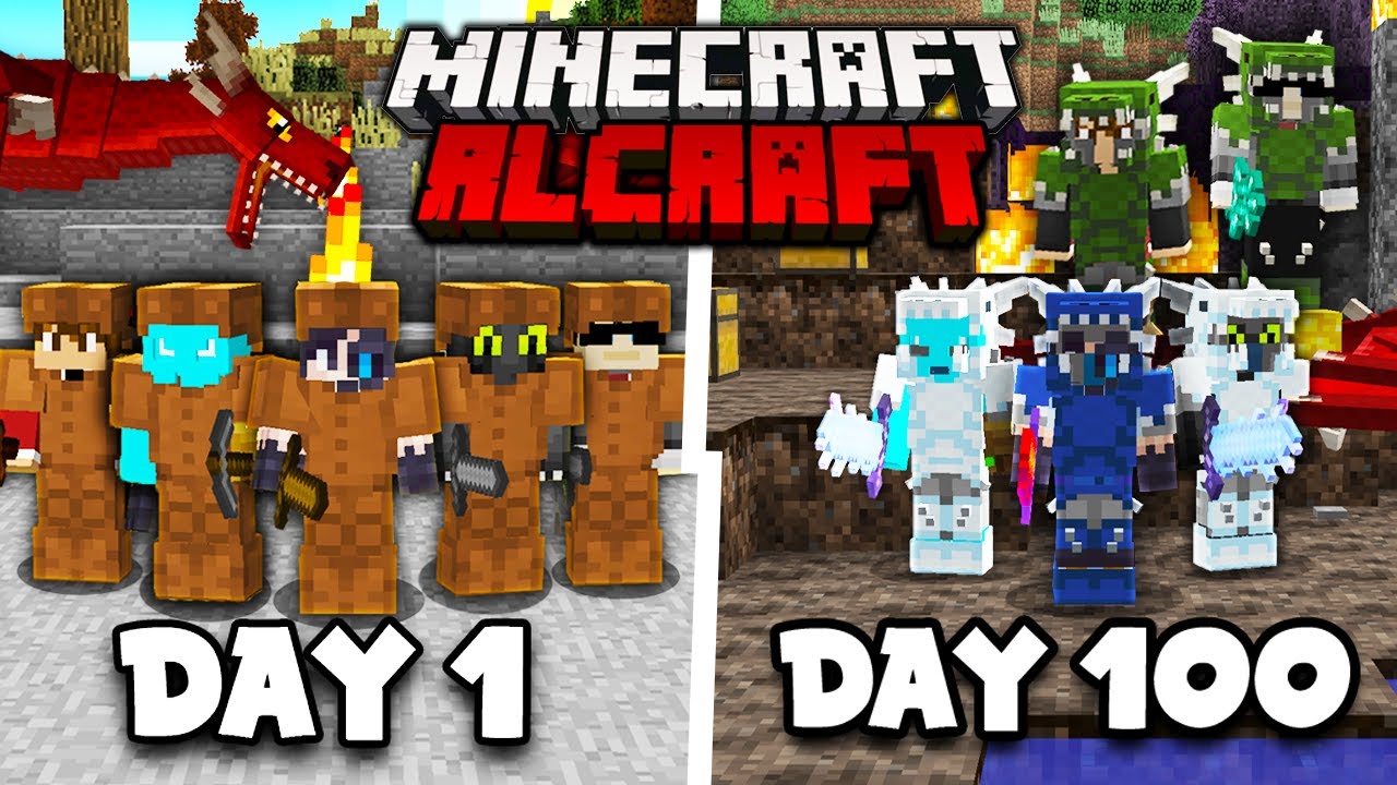 I made 10 Players Survive 100 Days in RLCraft.. Here's What Happened..