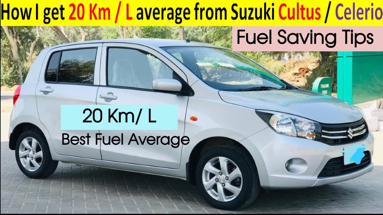 How I get 20 Km / L Fuel Average from Suzuki Cultus / Celerio | Fuel Saving Tips| CarDepth