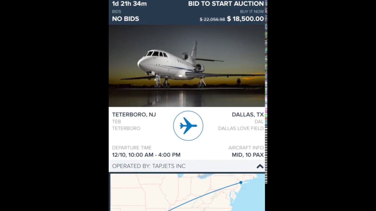 Introducing Private Jet - Flight Auctions