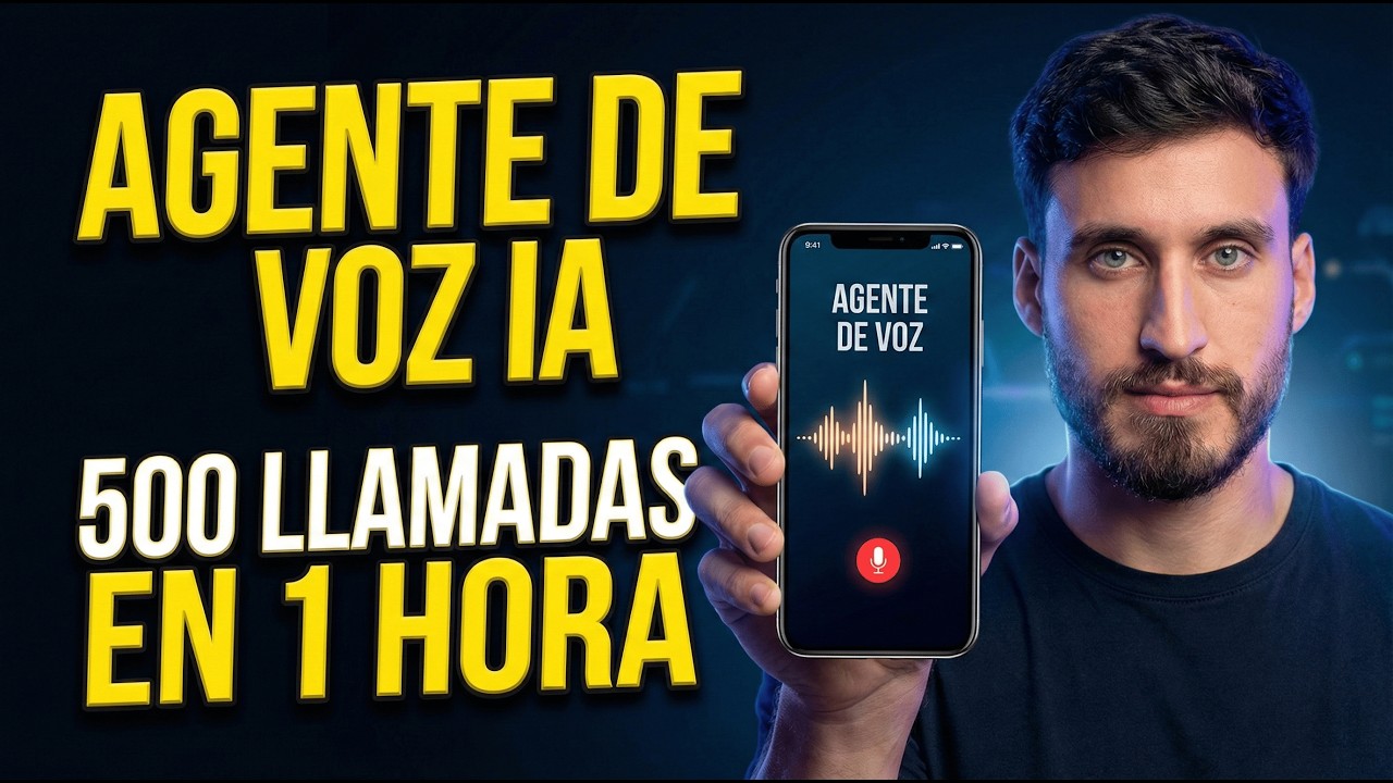 El Agente IA de voz que todo negocio necesita (500 llamadas en una hora)