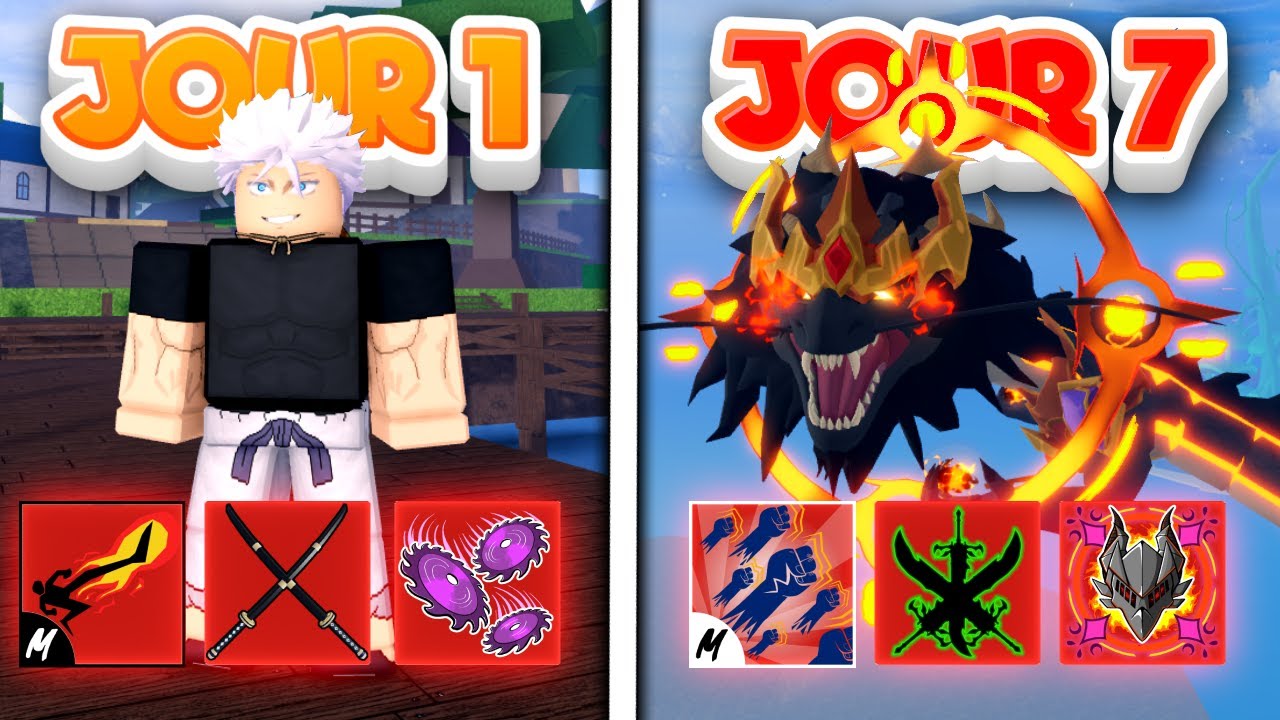 J'ai Joué pendant 7 Jours sur Blox Fruit (Roblox)