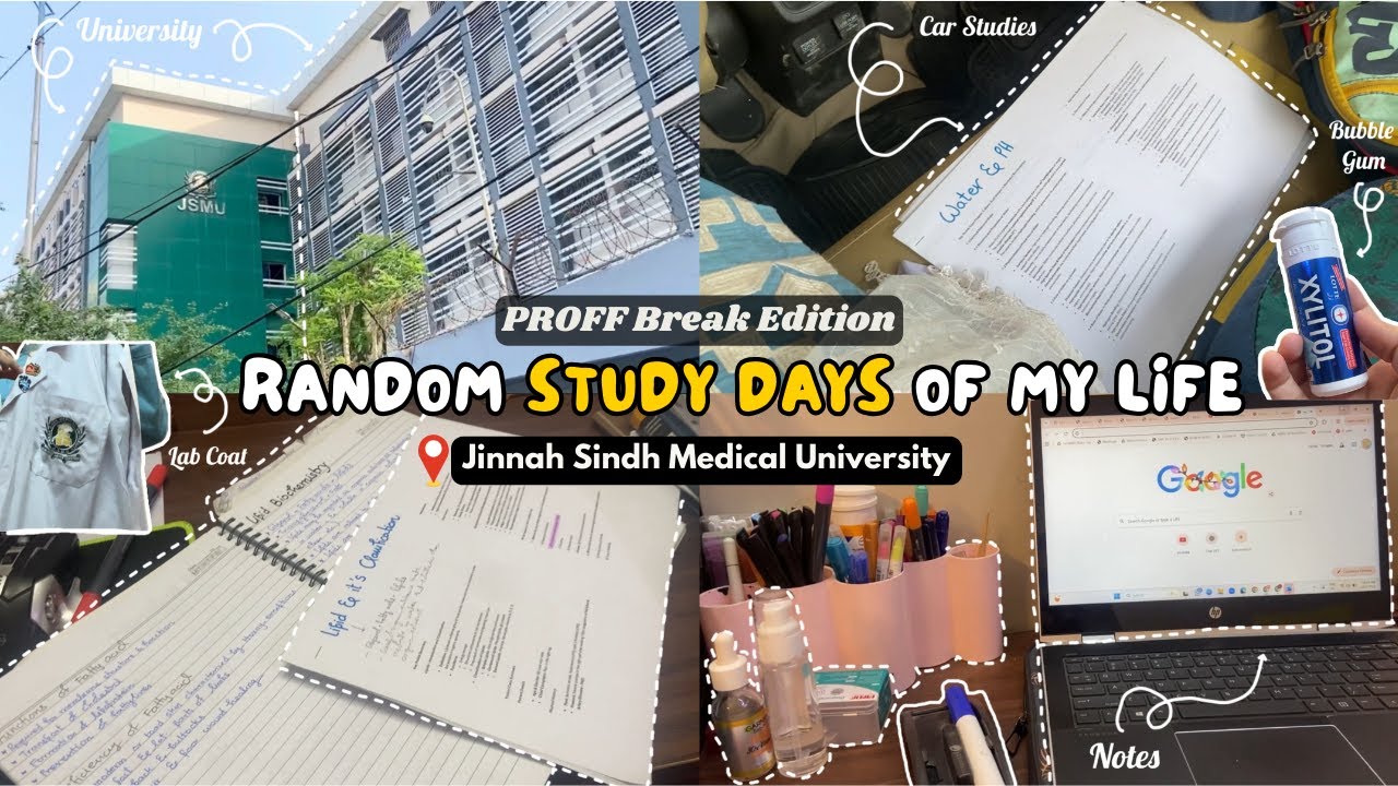 Study day in Proff Breaks | Exam Forms are here | MBBS 1st Year Vlog | JSMU | SMC