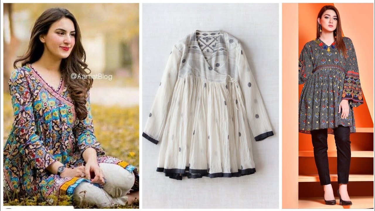 Stylish #Winter #Casual #Frocks Designs Collection For Girls