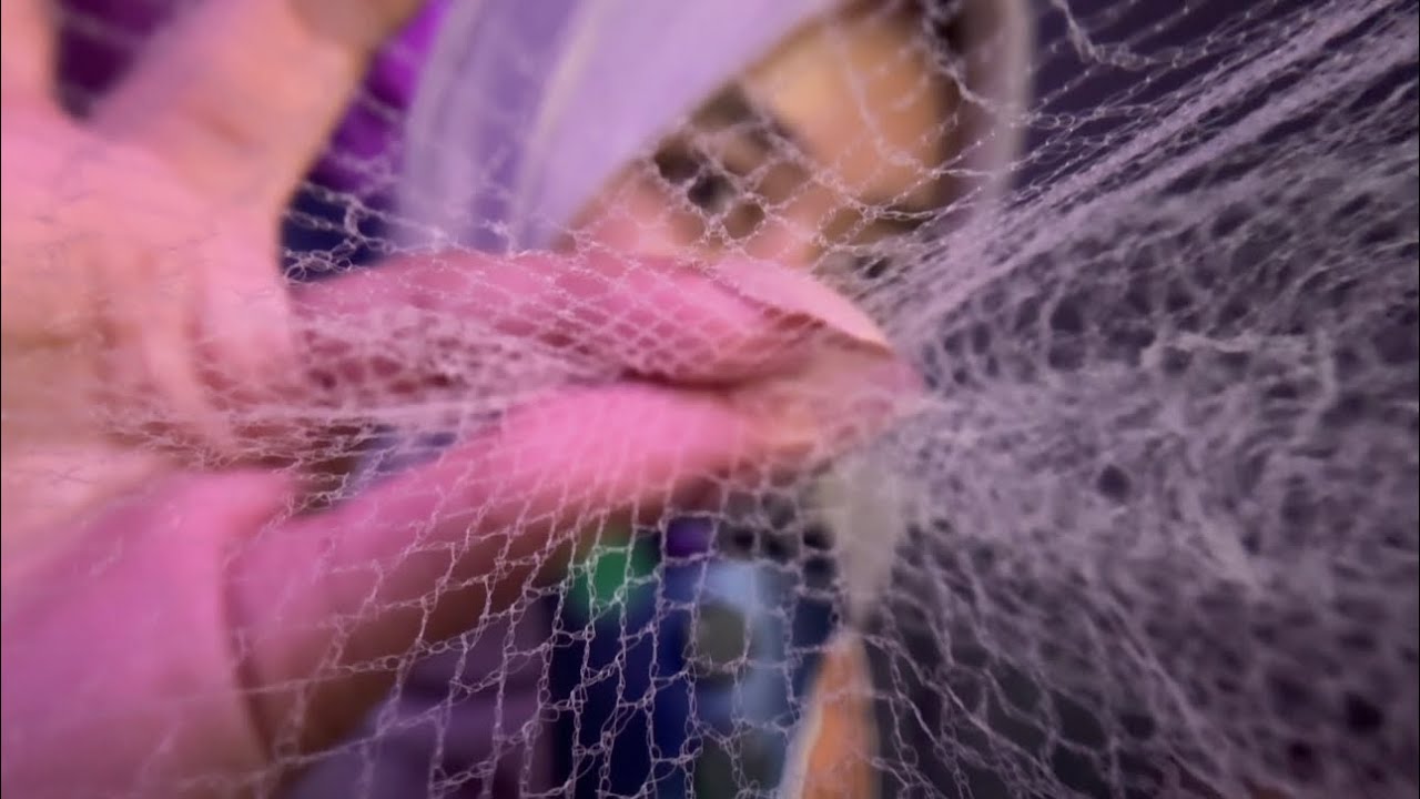 ASMR Spider Web (white web) 🕷️🕸️