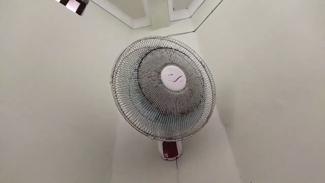 Turn on four wall fans and two ceiling fans