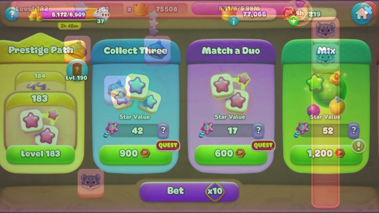 Tile Seasons Prestige Path: Levels 181-185 Gameplay/Tutorials #mobilegame #gamingvideos #ios