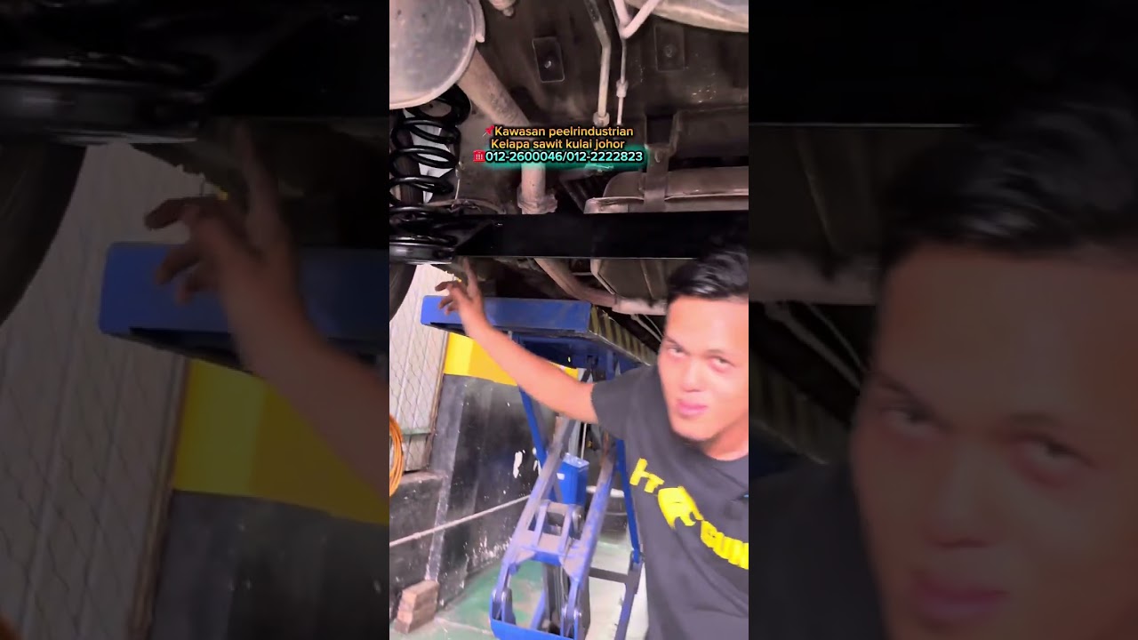 Exora cps masalah bau hangit dan bunyi dibahagian belakang