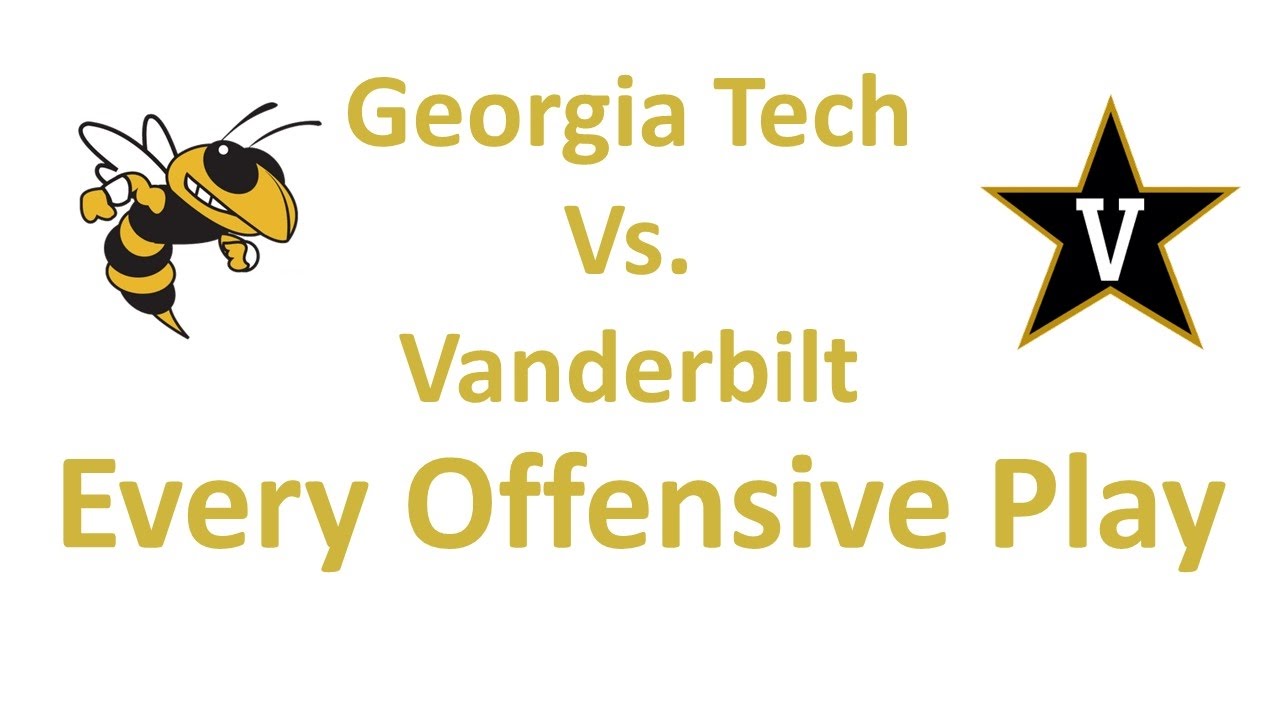 Georgia Tech vs Vanderbilt 2016: Every Offensive Play