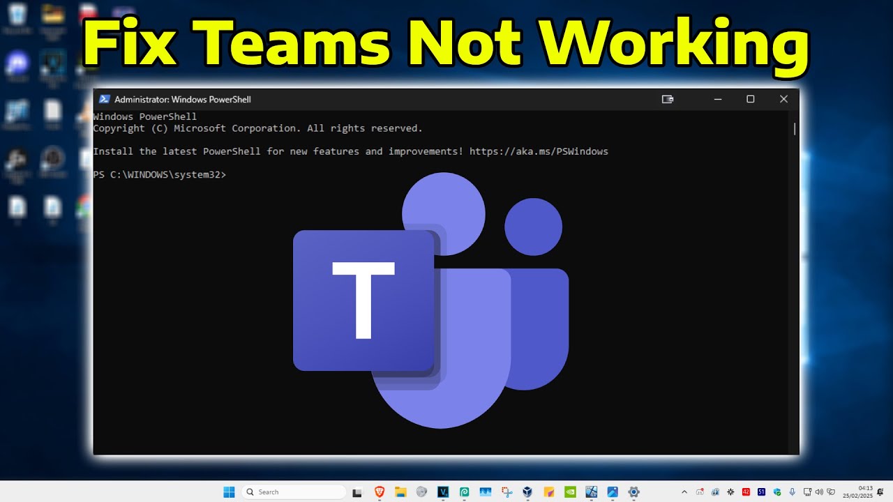How To Fix Microsoft Teams Not Working in Windows