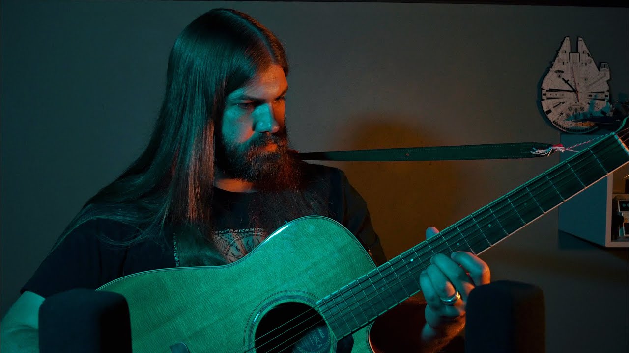 ASMR Gentle Guitar and Humming // Rambling about sad and happy music and the theory behind it