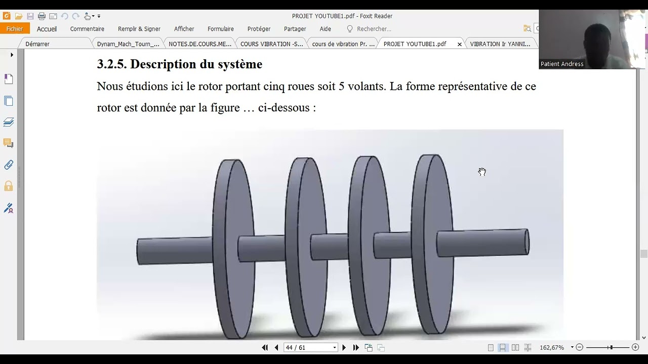 Analyse dynamique d'une pompe centrifuge multicellulaire par matlab