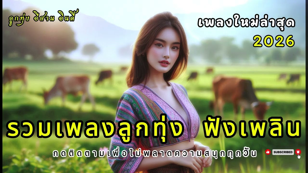 เพลงลูกทุ่งเพราะๆ 2026  คนไกลบ้าน ฟังเพลิน ฟังสบาย ในวันทำงาน เพลงใหม่ล่าสุด เติมกำลังใจ
