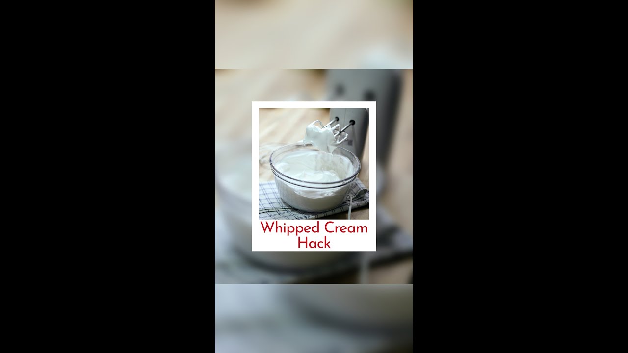 How to beat perfect Whipped Cream in Hot Summer | Whipped Cream Icing Hack