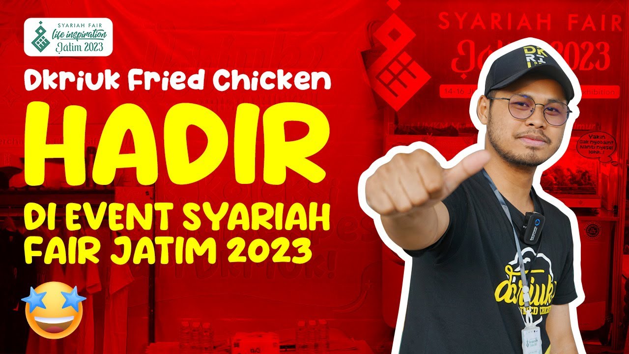 KESERUAN DKRIUK HADIR DI EVENT SYARIAH FAIR JATIM 2023 🤩