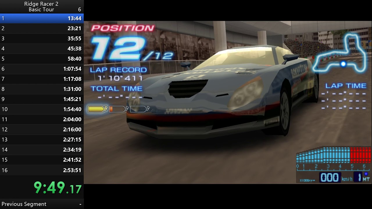 ALZERI Speedruns: Ridge Racer 2 (PSP), Basic Tour (2:51.33.83) WORLD RECORD