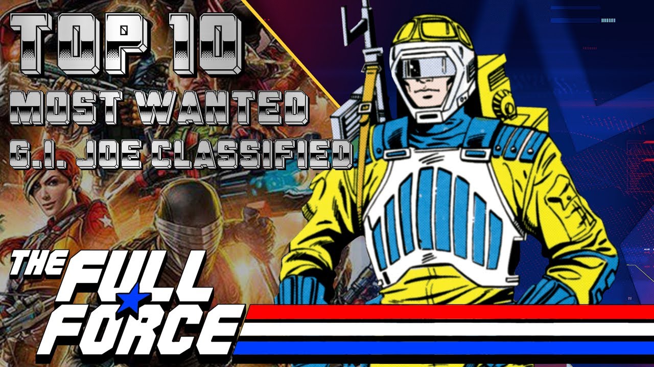 THE FULL FORCE & DIAGNOSTIK80'S REVIEWS PRESENT: TOP 10 MOST WANTED G.I. JOE CLASSIFIED FIGURES!!