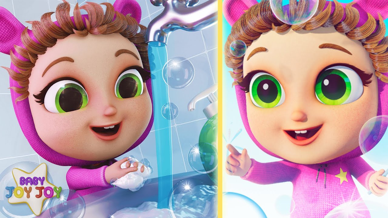 Bath Time Song | Take Take Take a Bath | Baby Joy Joy