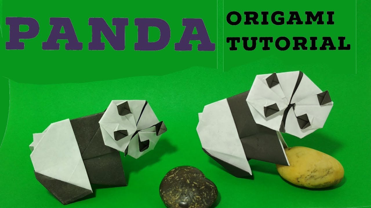 How to make origami PANDA | Как сделать оригами панду из бумаги