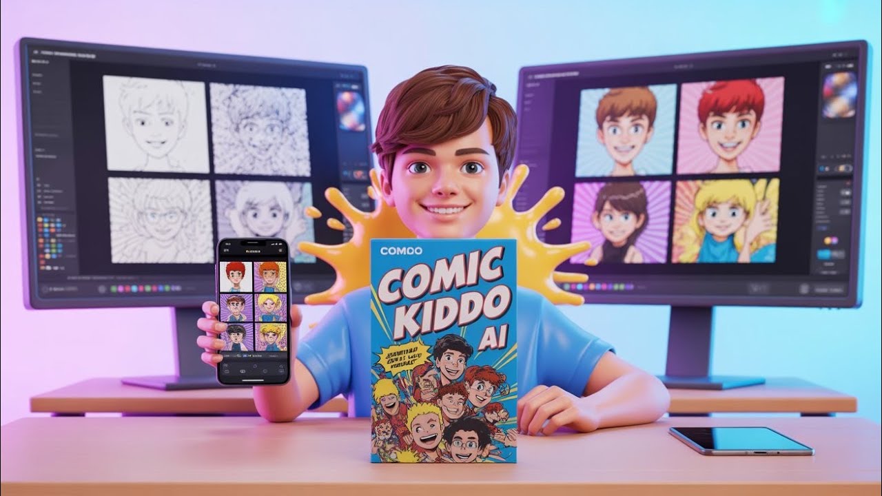 Comic Kiddo AI Explained &mdash; Make Comics for TikTok, Amazon & KDP! 🔥