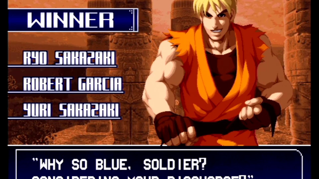 The King of Fighters 2003 (PlayStation 2) Arcade as Art of Fighting Team
