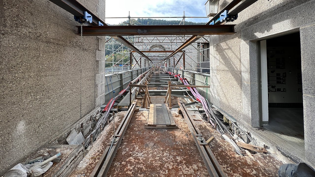 Sanierung der Br&uuml;cke beim VERBUND-Kraftwerk Jochenstein