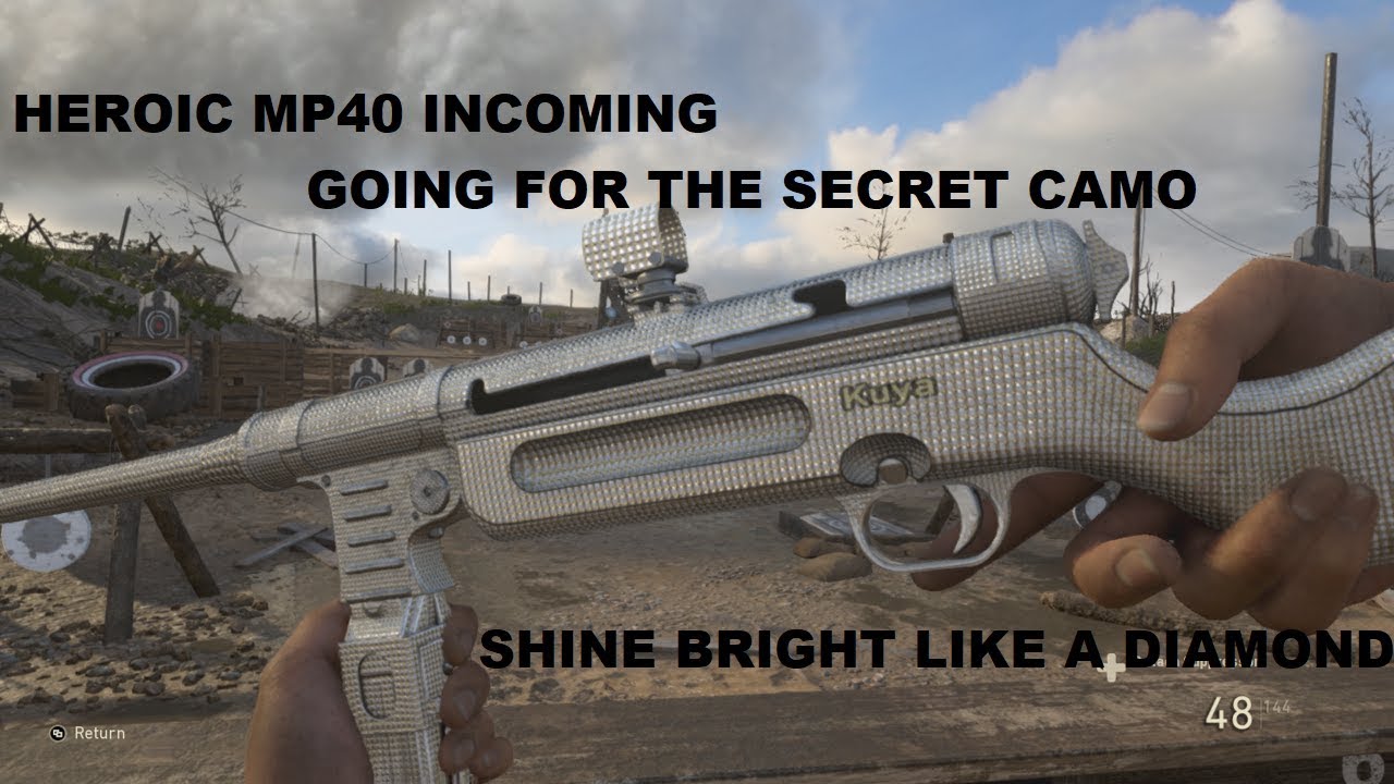 Call of Duty WW2 HEROIC MP40