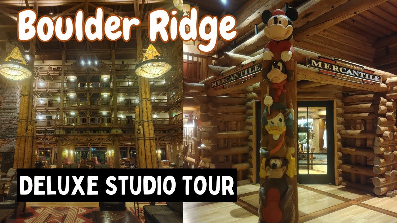 Disney's Wilderness Lodge Boulder Ridge Villas | Deluxe Studio Room Tour
