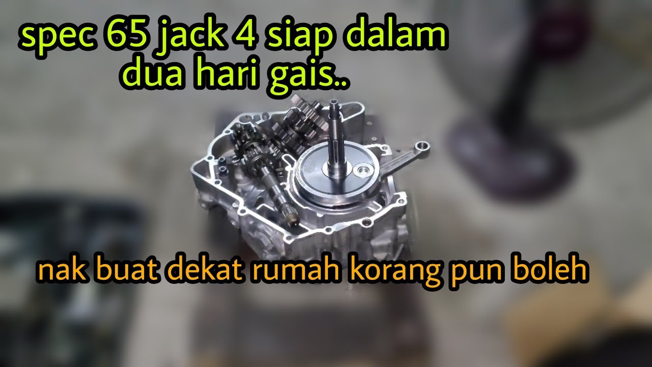 spec 65 jack 4 siap dalam dua hari je gais