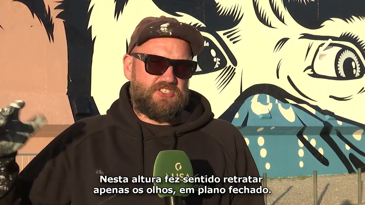 Lisboa ganha mural do britânico D*Face que é 'aperitivo' para festival Muro