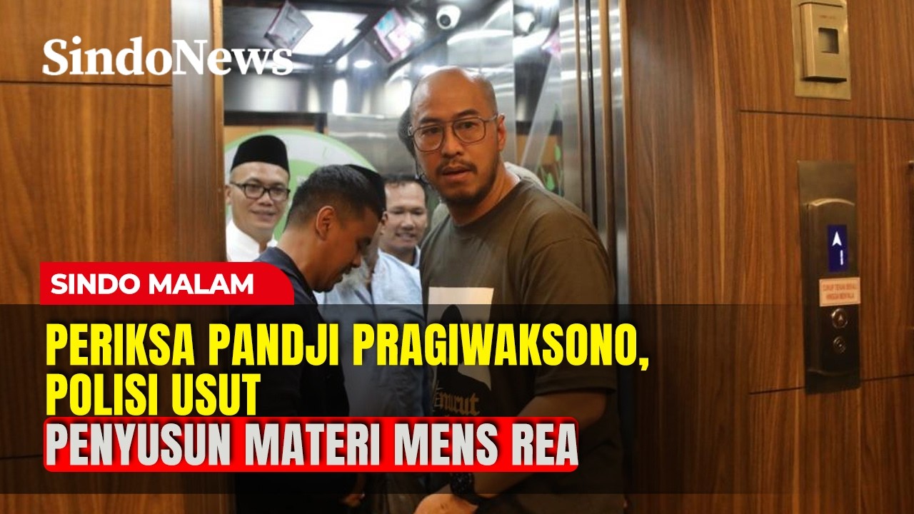 Periksa Pandji Pragiwaksono, Polisi Usut Penyusun Materi Mens Rea | Sindo Malam | 14/02 | Part 2