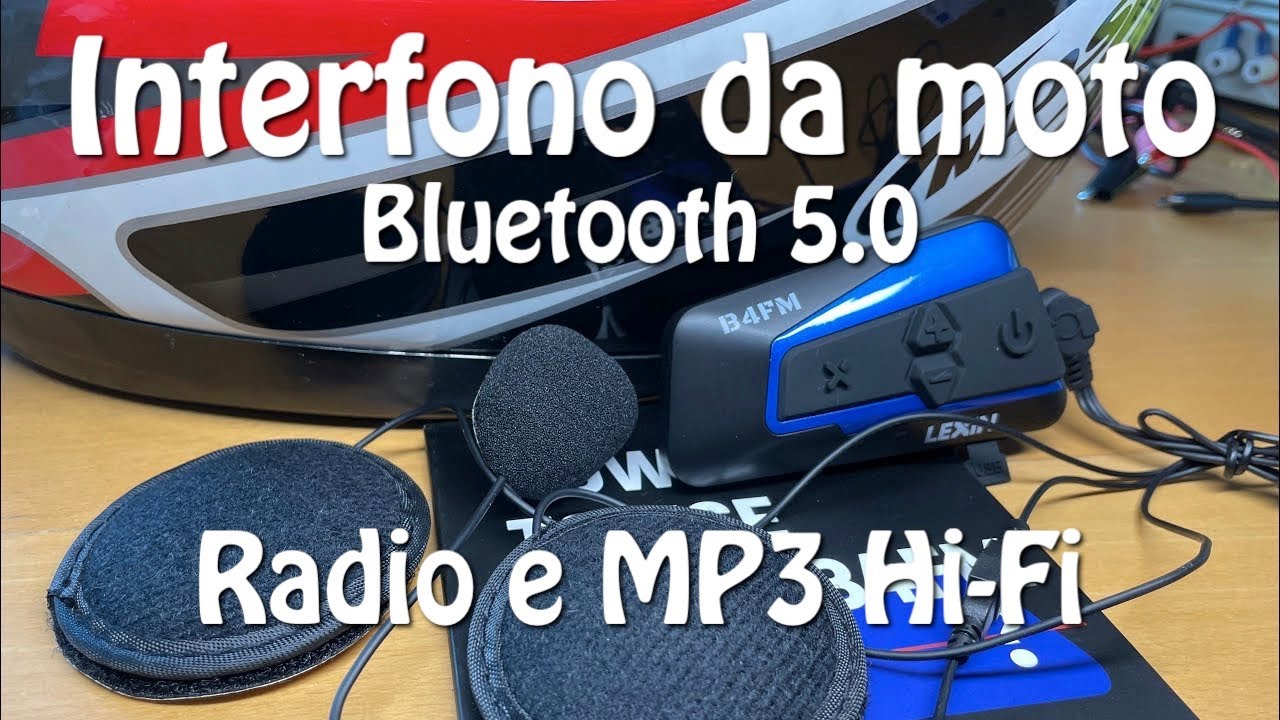 Interfono da moto Lexin BF4M - Unboxing, test e recensione.