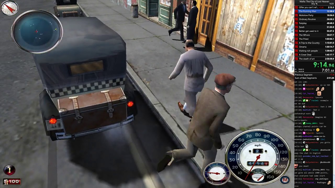 Mafia Any% Speedrun in 2:57:09 (IGT)