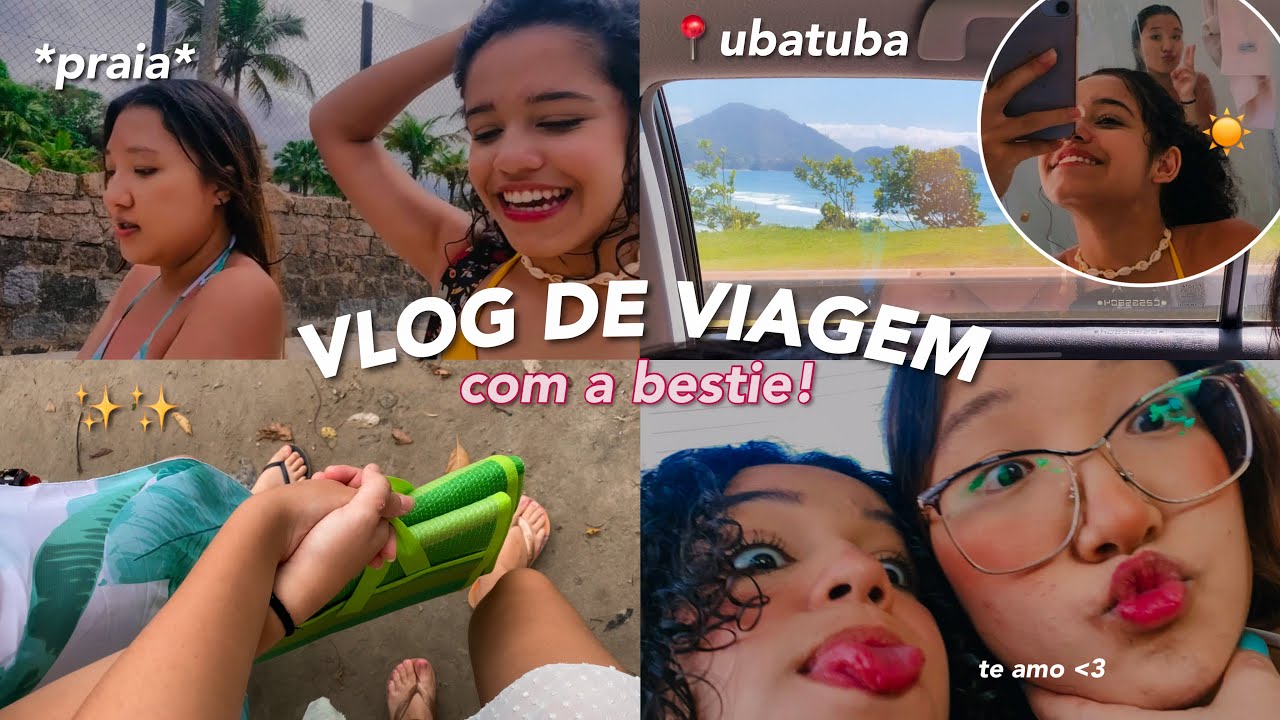 vlog de viajem com a bestie!! ~ alguns dias na praia ☀️