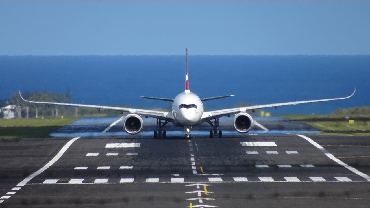 FIRST AIRBUS A350 ARRIVAL IN MAURITIUS | AIR MAURITIUS (3B-NBP)