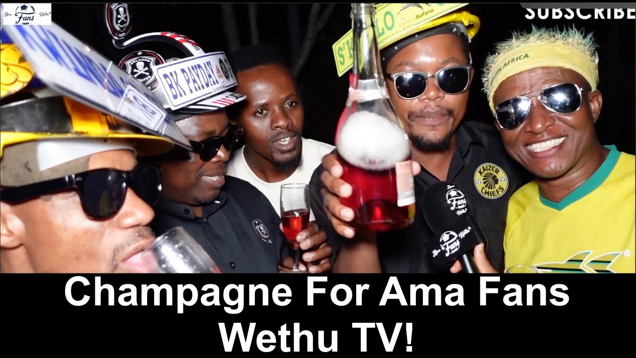 Bafana Bafana 1-0 Ghana | Champagne For Ama Fans Wethu TV!