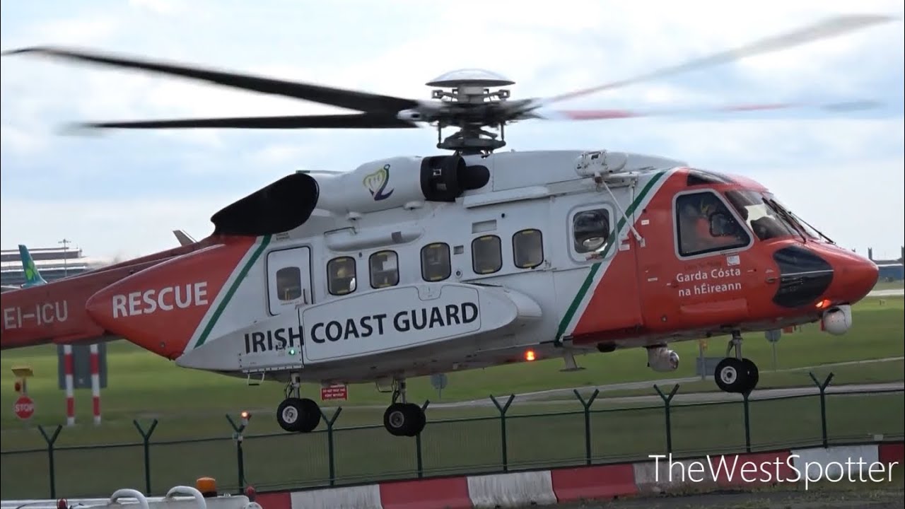 Irish Coast Guard Rescue116 EI-ICU At Dublin Airport 30th May 2025