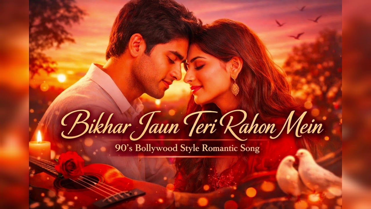 Bikhar Jaun Teri Rahon Mein | 90's Bollywood Style Romantic Song | Pure Love Song | Melodic Umer