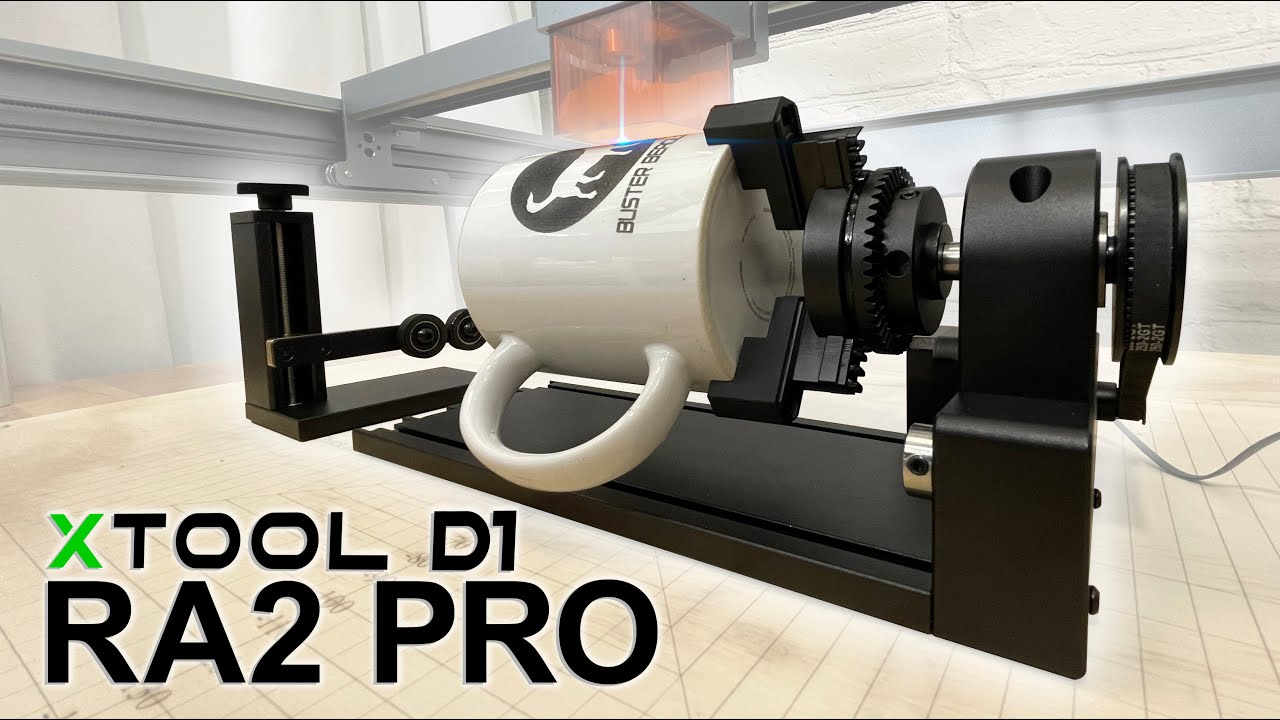 Обзор xTool RA2 Pro | Ротор 4-в-1 | Насадка xTool D1