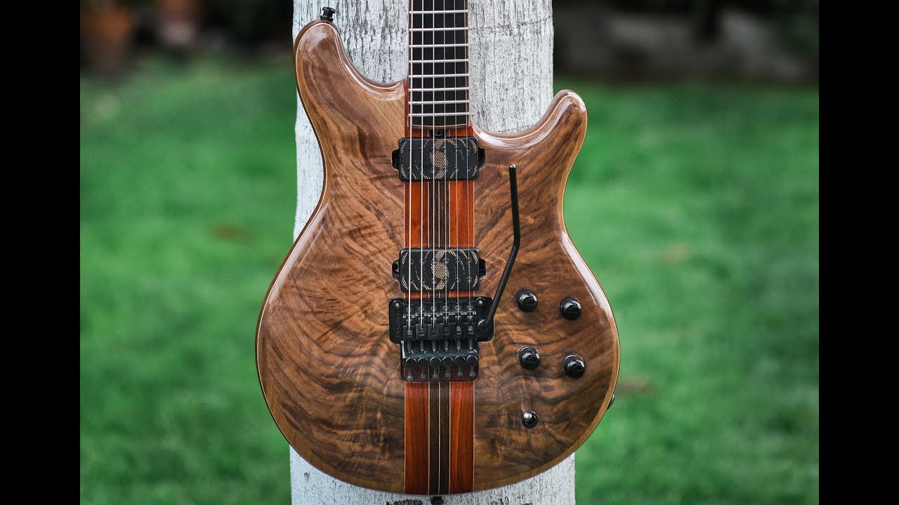 Custom guitar Build from scratch “Neck-through body”