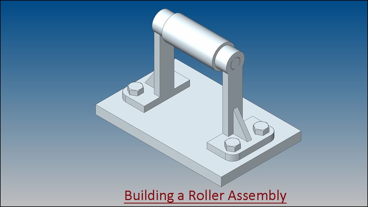 Building a Roller Assembly &lsquo;Solid Edge ST9&rsquo;