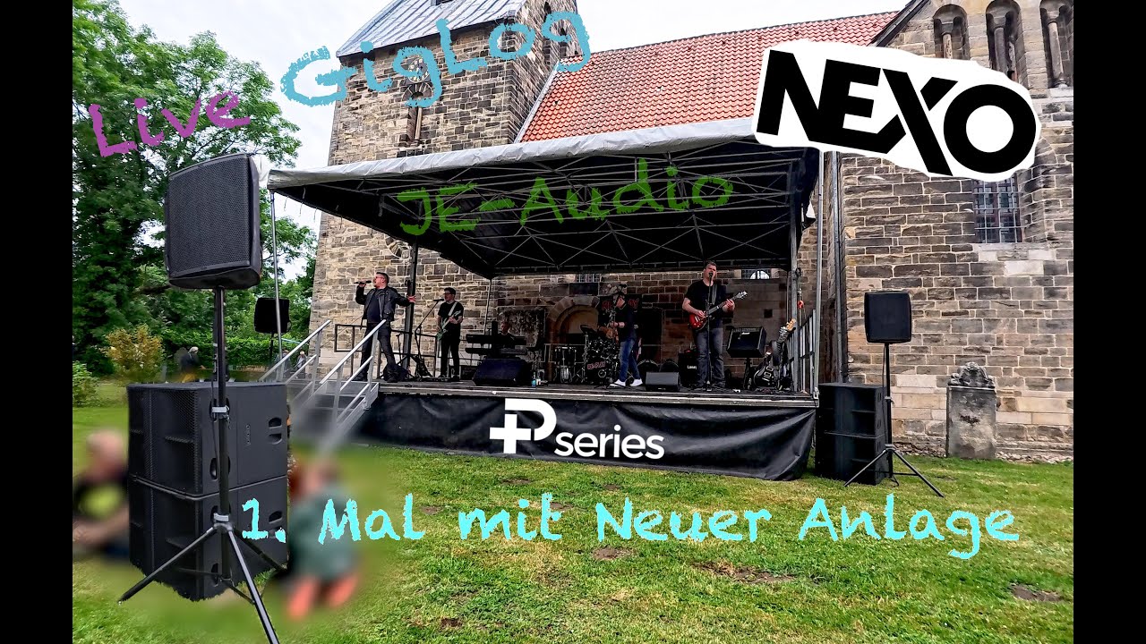 1. Live Test Der Neuen NEXO PA Anlage🎚️❕(Pro Audio, Live Gig, Giglog, Allan&Heath, Sennheiser, etc.)
