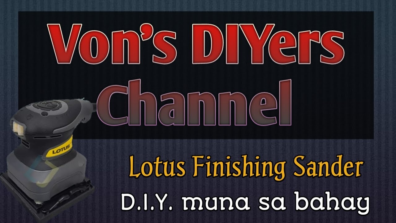 Lotus Sheet Sander
