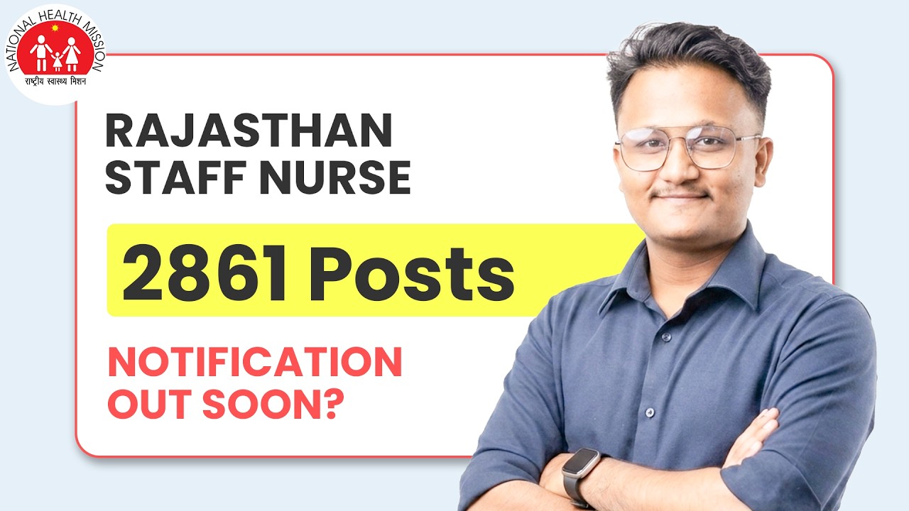 Rajasthan Staff Nurse Vacancy 2026 | Eligibility, Qualification & Age Criteria | Staff Nurse Vacancy