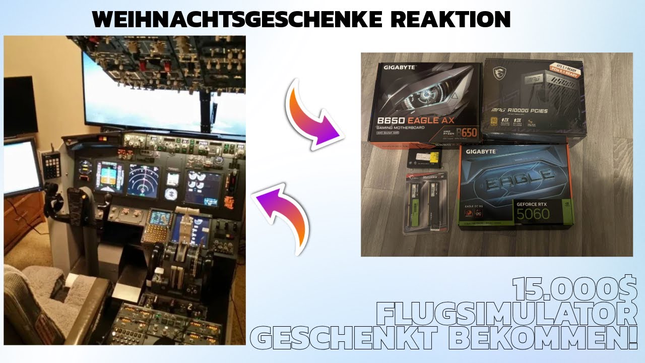 15.000$ FLUGSIMULATOR zu WEIHNACHTEN BEKOMMEN!😳 Yuuki reagiert auf eure Weihnachtsgeschenke🔥