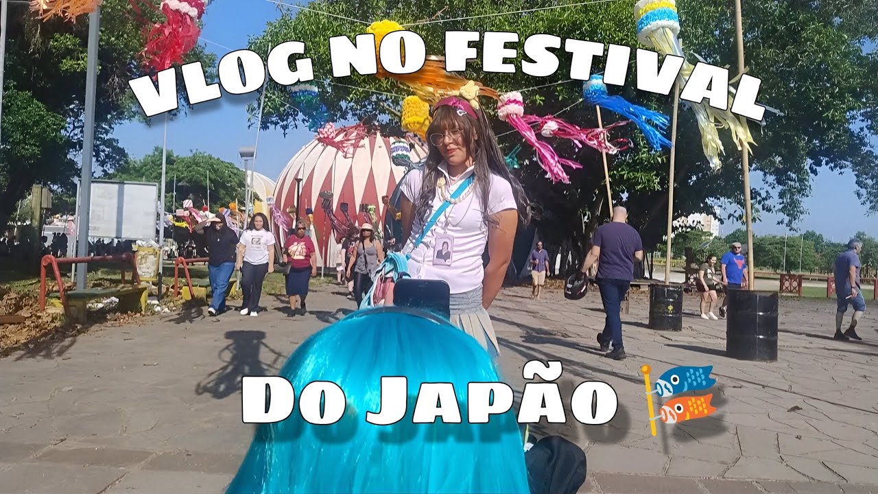 Vlog no festival do Japão/Anime Buzz 🎏✨